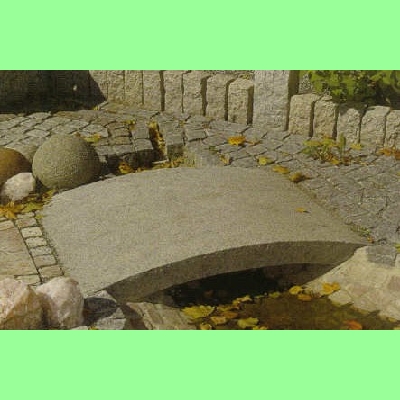 Bachlaufbr�cke gelb L180